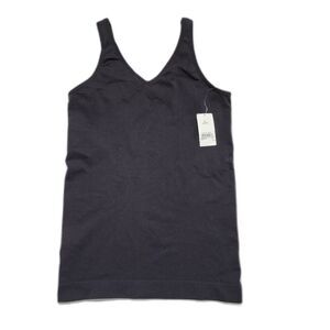 Halogen Seamless Two Way  Lingerie Black Tank Top NWT Medium